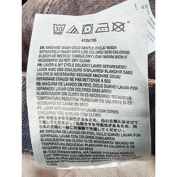 Volcom Stoned Straight High Rise Straight Leg Light Wash Jeans WOMENS SZ 28X27 - Picture 8 of 8